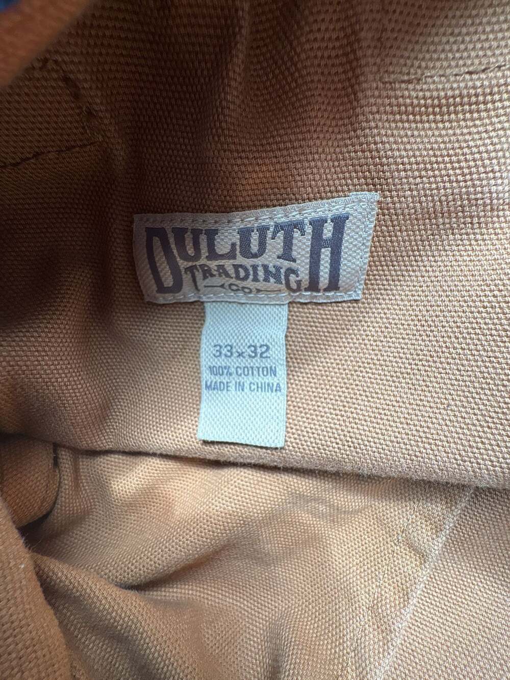 Duluth Trading Co Men's Heavy Canvas Cargo Carpenter Pants - Picture 3 of 3